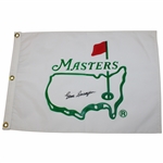 Gene Sarazen Signed Undated White Masters Flag - Sarazen Collection JSA ALOA