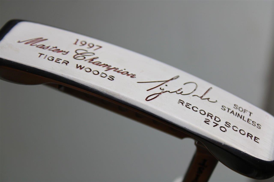 1997 Tiger Woods The Masters Scotty Cameron LTD ED Victory SS Putter # 3/21 w/Box & Certificate - RARE!