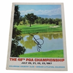 Don January Signed 1967 PGA Championship at Columbine CC Official Program JSA ALOA