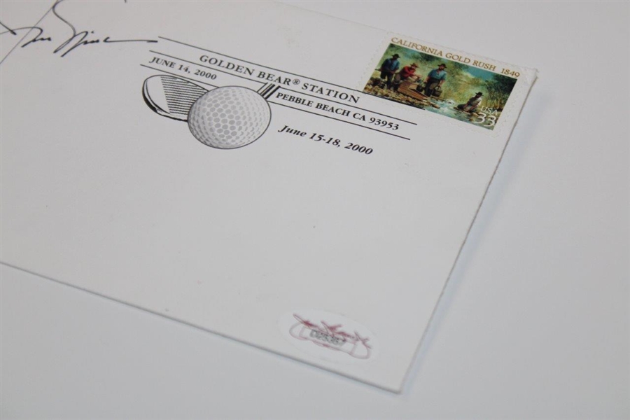 Jack Nicklaus Signed US Postal Service Salutes The Golden Bear First Day Cover JSA #D25357