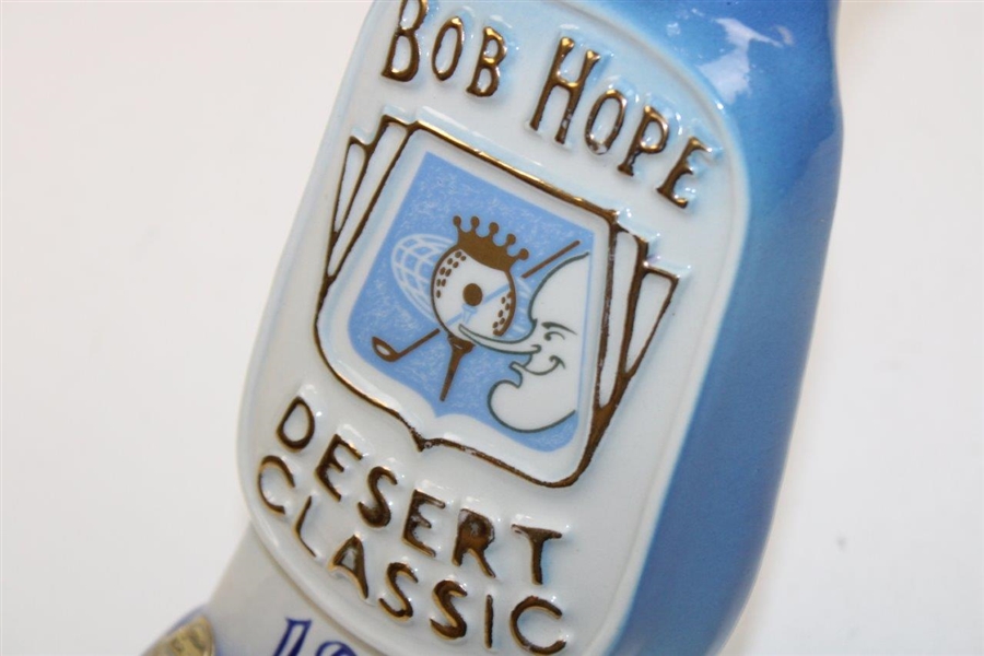 1974 Bob Hope Desert Classic Jim Beam Whiskey/Bourbon Decanter