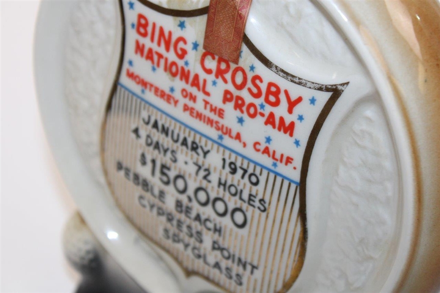 1970 & 1971 Bing Crosby National Pro-Am Jim Beam Whiskey/Bourbon Decanters