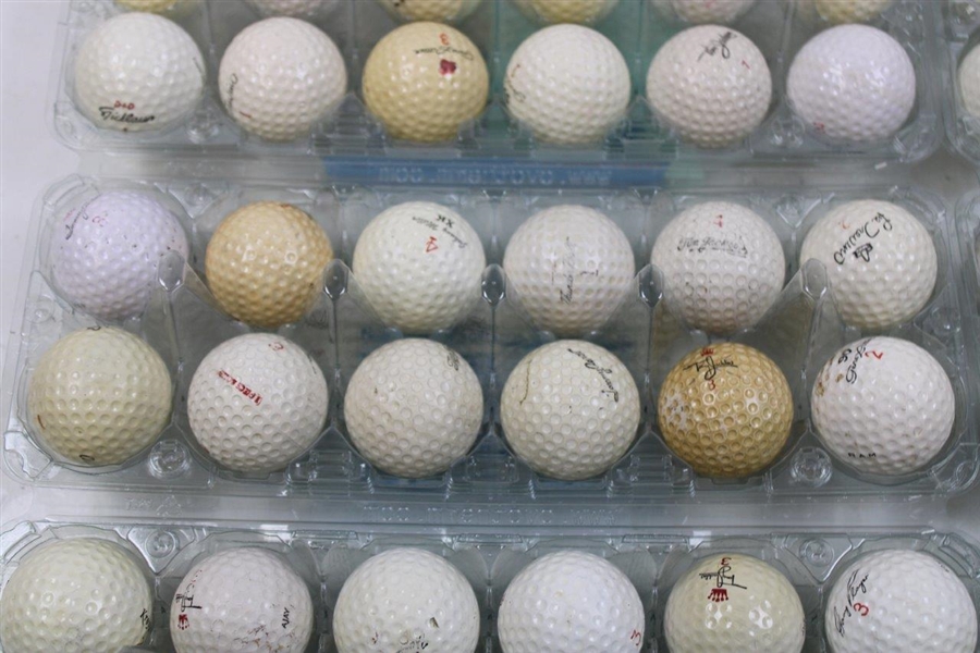 Ten (10) Dozen Player Logo Signature Golf Balls - Nicklaus, Player, Trevino, & More (120)