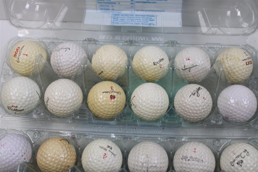 Ten (10) Dozen Player Logo Signature Golf Balls - Nicklaus, Player, Trevino, & More (120)