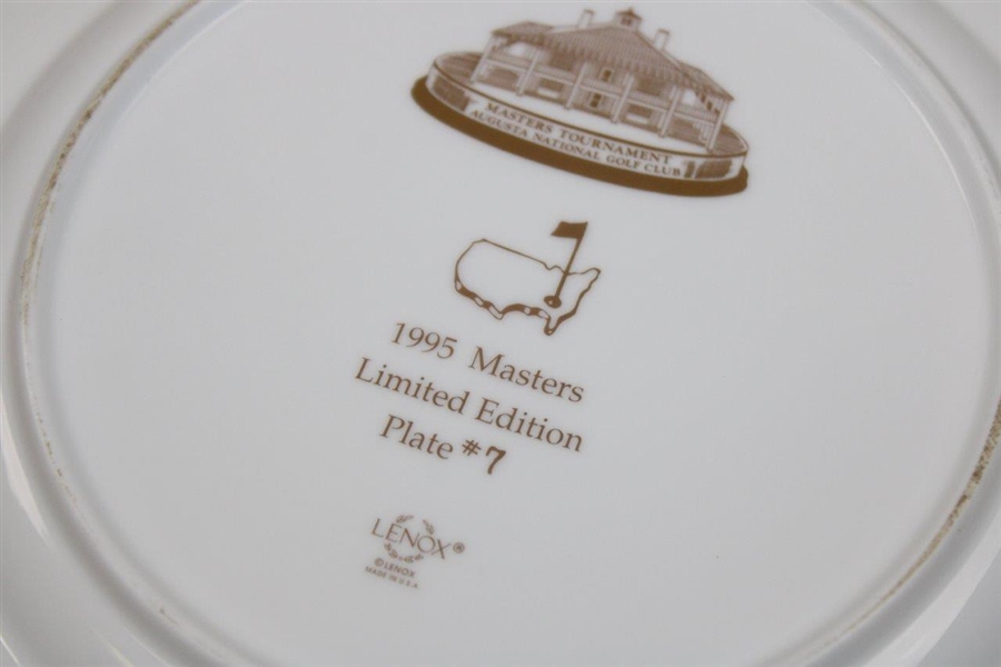 1995 Masters Tournament Ltd Ed Lenox Commemorative Plate #7