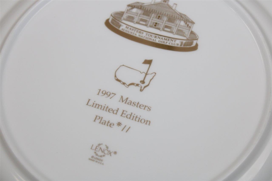 1997 Masters Tournament Ltd Ed Lenox Commemorative Plate #11 