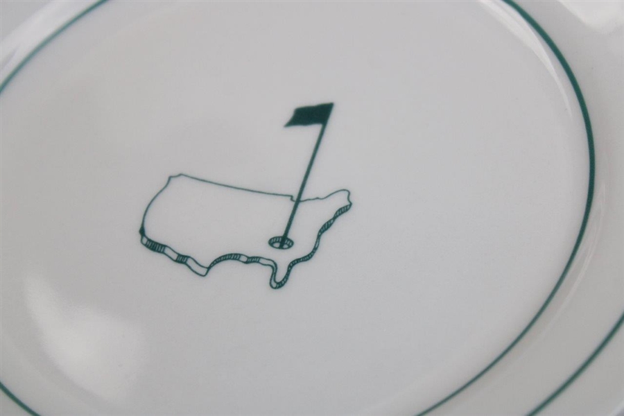 Four (4) Classic Masters Logo Ceramic Salad Plates