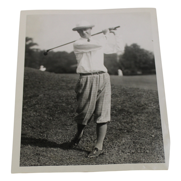 1921 Chick Evans Press Photo - Prepares to Sail to England for the British Amateur & Unofficial 1st Walker Cup