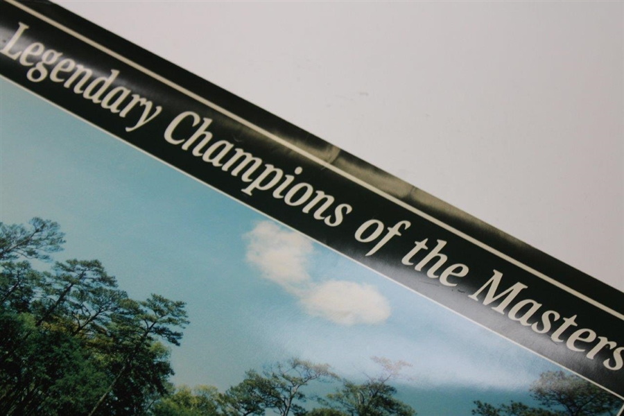 Legendary Champions Of The Masters Poster From Years 1934-1995 