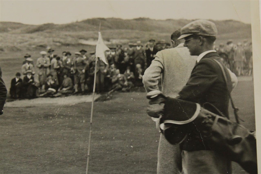 1926 Bobby Jones 'Defeated at the British Amateur' Sweeping Action Original Wire Photo