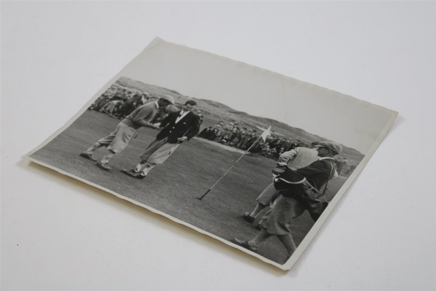 1926 Bobby Jones 'Defeated at the British Amateur' Sweeping Action Original Wire Photo