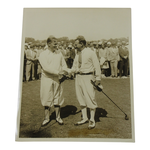 1929 Bobby Jones US Open Playoff 'Handshake with Al Espinosa' Photo - Winged Foot 