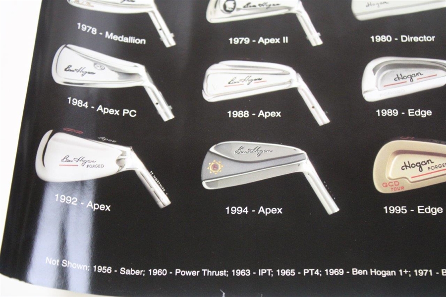 Evolution of Ben Hogan Irons from 1953-1999 Poster