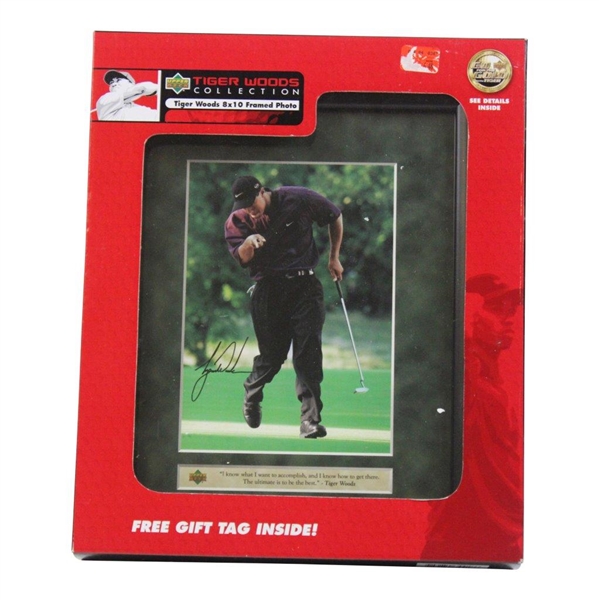 Tiger Woods 2004 Upper Deck Framed Photo In Original Box - Unopened