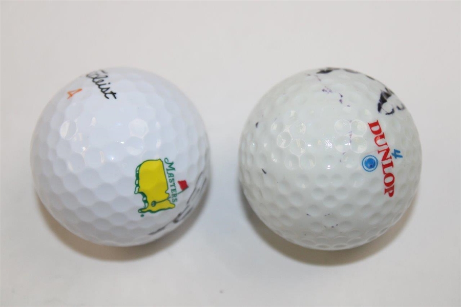 Martin Kaymer & Graeme McDowell Signed Golf Balls - US Open Champions JSA ALOA