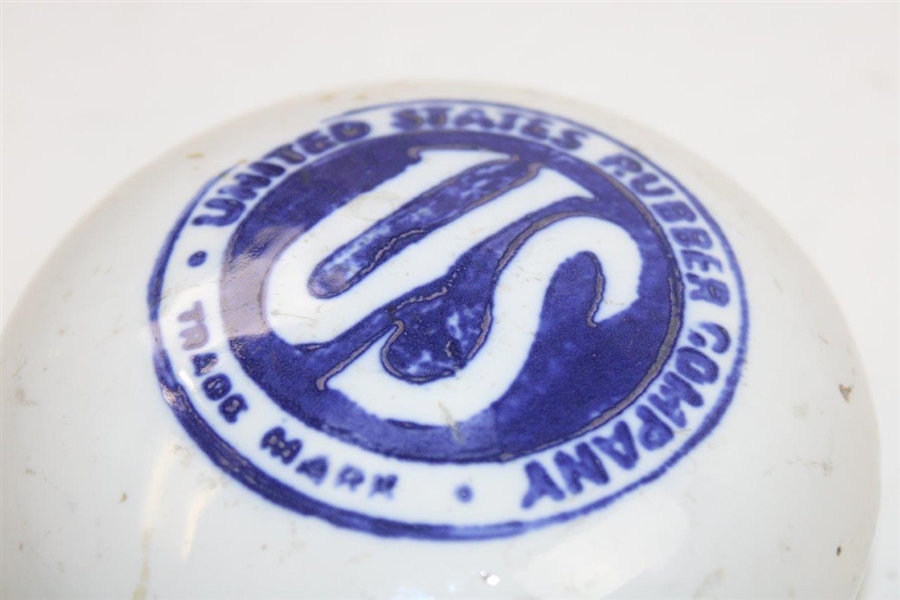 United States Rubber Company Blue/White Granite Tee Marker
