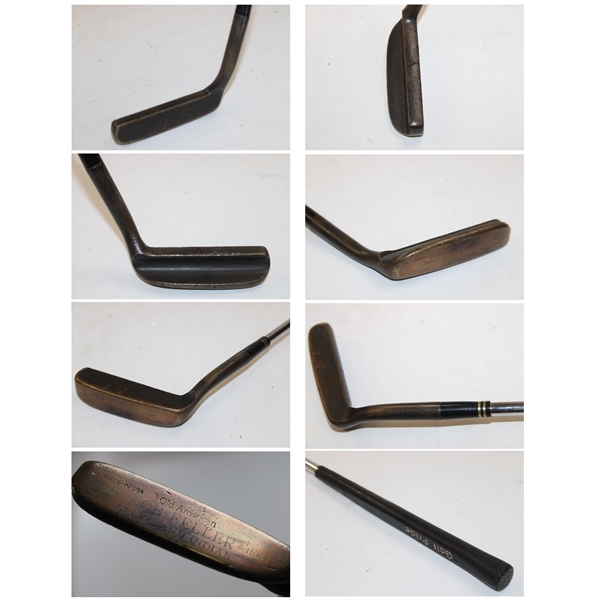 Al Lopez's Personal Ping Eye 2 Irons, Woods & Bob Feller Gifted Putter in Palma Ceia Bag