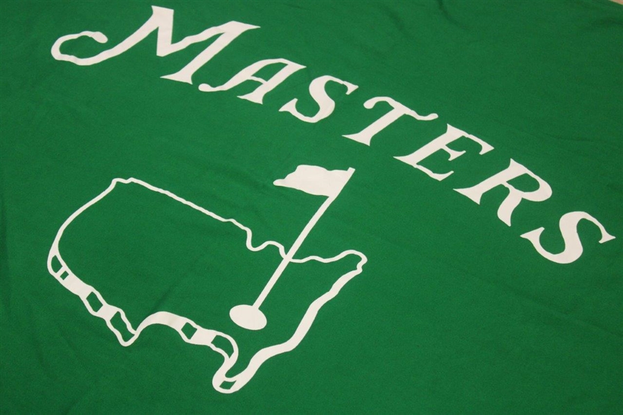 Masters Tournament Logo Bright Green Blanket