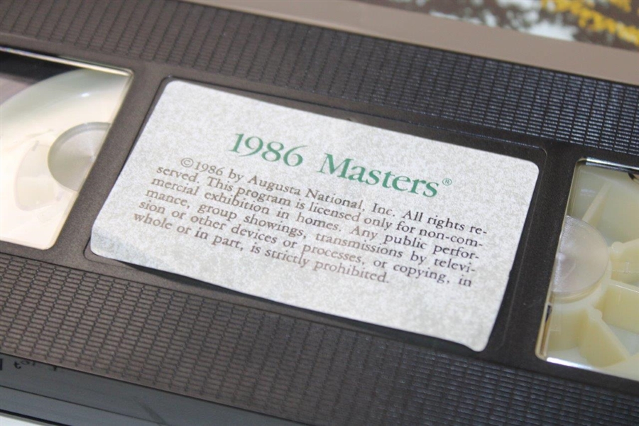 1986 & 1997 Masters Tournament VHS Tapes - Highlights & Golden Moments
