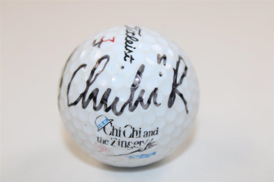 Chi Chi And The Zinger Dual Signed Golf Ball