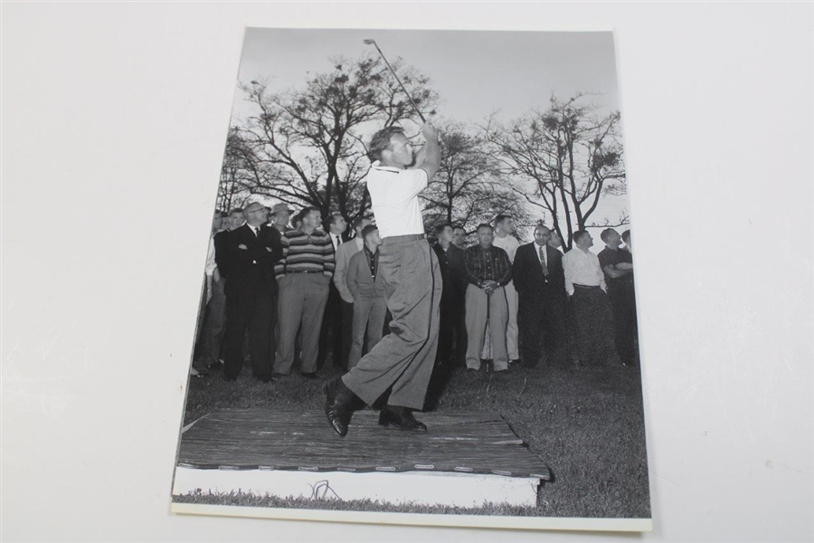 Four (4) Various Arnold Palmer w/Winnie & others at ANGC 11x14 Presentation Photos