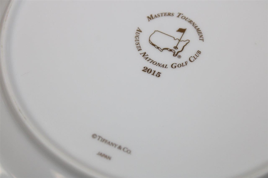 2015 Augusta National Golf Club Ltd Ed Masters Gift Tiffany & Co Beautification Plate