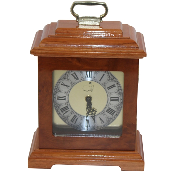 2013 Augusta National Golf Club Ltd Ed Employee Masters Gift Burlwood Clock