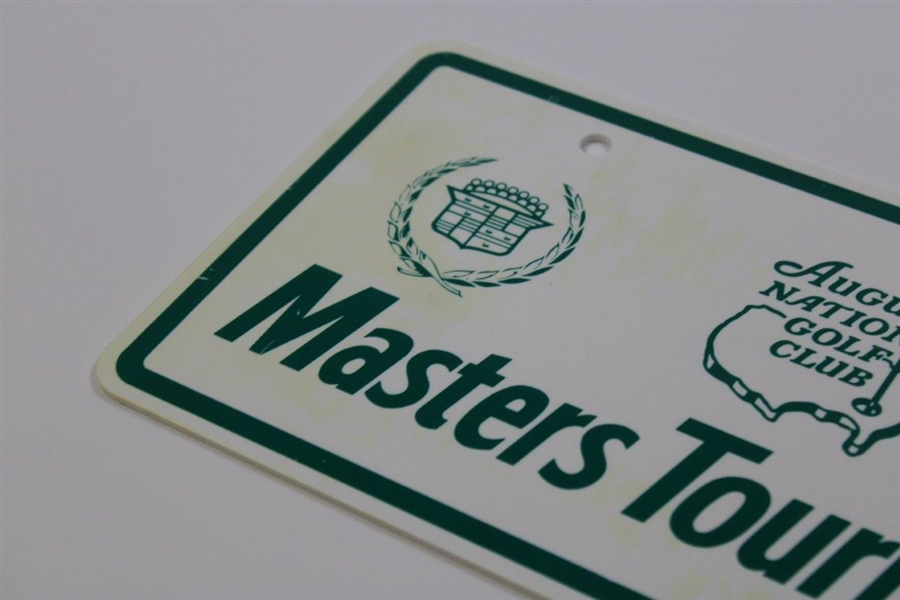 Augusta National Golf Club 'Masters Tournament' Cadillac Green/White License Plate
