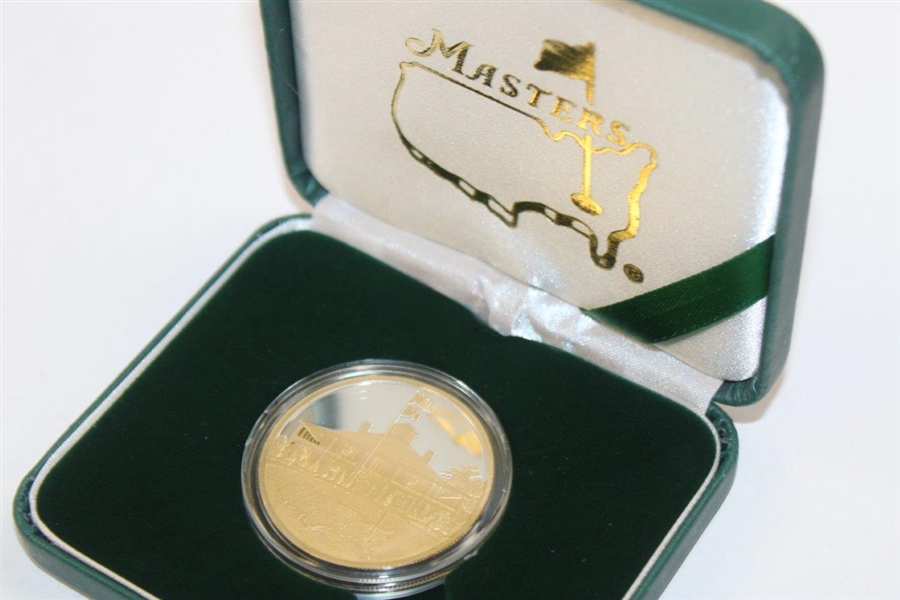 2010 Masters Tournament Ltd Ed Coin #047/350 in Box w/Card - Augusta National Clubhouse