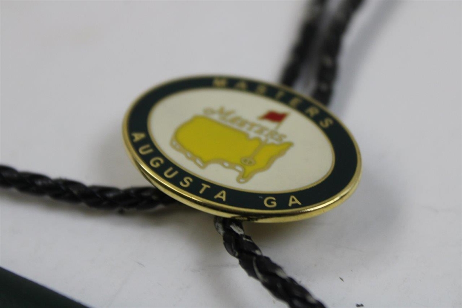 Two (2) Masters Tournament Logo Dk Green Lanyards - Used