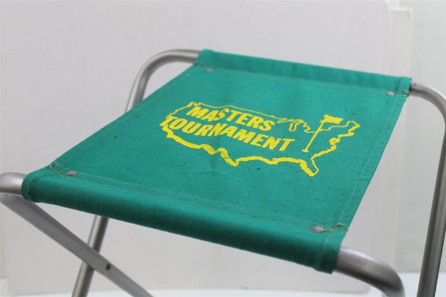 Vintage Masters Tournament Logo Green w/Yellow Logo Aluminum Seat