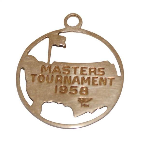 1958 Masters Tournament Circle Logo 14Kt Pendant