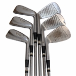Jack Nicklaus Personal Game Used Macgregor VIP Irons (2,3,4,6,7,9) & Jack Nicklaus Signed Letter