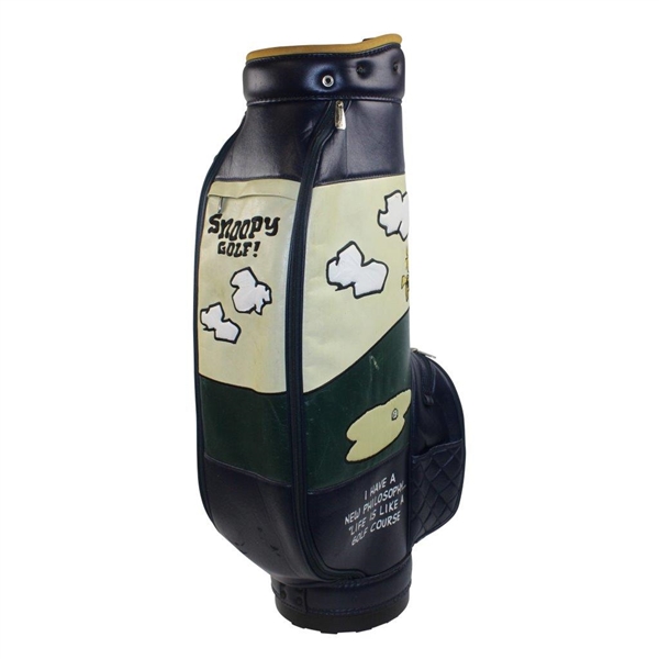 Snoopy & Woodstock Prototype Full Size Golf Bag for Peanuts Creator Charles Schultz