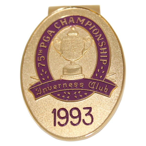 1992, 1992 & 1993 PGA Championship Commemorative Badges/Clips - Bellerive (x2)-Inverness