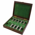Babe Zaharias Personal Used Set of (9) Horner Harmonicas in Mahogony Box