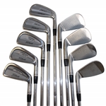 Tom Bradys Personal Used Titleist 735 CM 2-PW TB-12 Iron Set with Letter