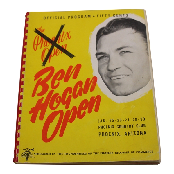1950 Ben Hogan Open At Phoenix Country Club Program