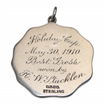 1910 Holiday Cup at Brae Burn Country Club Sterling Silver Medal 