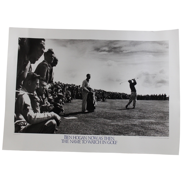 Ben Hogan at Carnoustie 'Now, As Then, The Name To Watch In Golf' Poster