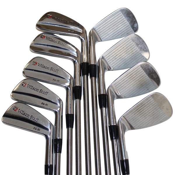 Payne Stewart's Personal Used Wilson Staff FG-51 Irons - Royce Nielson Collection