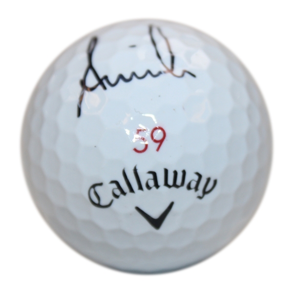 Annika Sorenstam Signed Callaway 59 Logo Golf Ball JSA ALOA