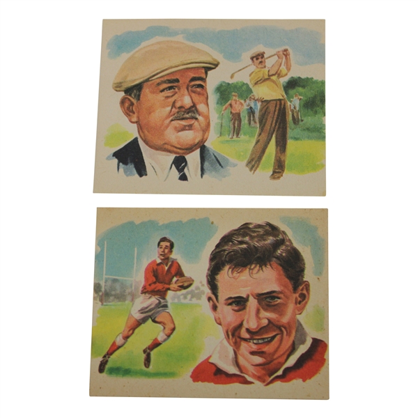 Bobby Locke South African Golfer w/Error Printed Back Fanny Blankers-Koen Cards