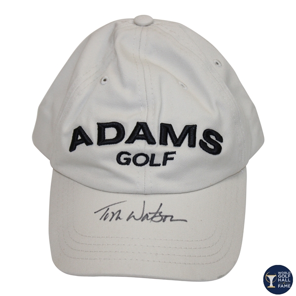 Tom Watson Signed Personal Adams Golf Hat JSA ALOA