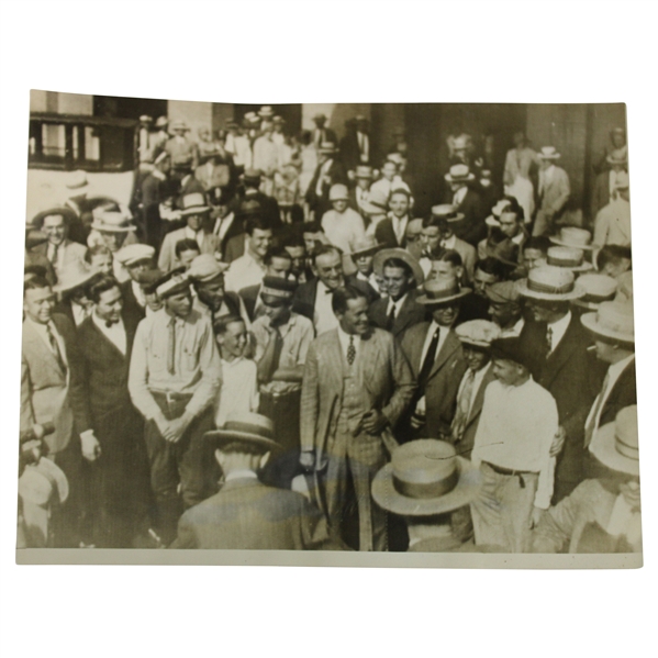 1927 Bobby Jones Mobbed Back Home in Atlanta After Winning U.S. Amateur Photo