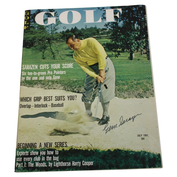 Gene Sarazen Signed 1961 Golf Magazine - July JSA ALOA