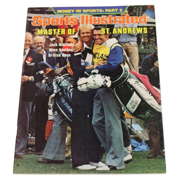 Jack Nicklaus Signed 1978 Sports Illustrated Newsstand Magazine -  July JSA ALOA