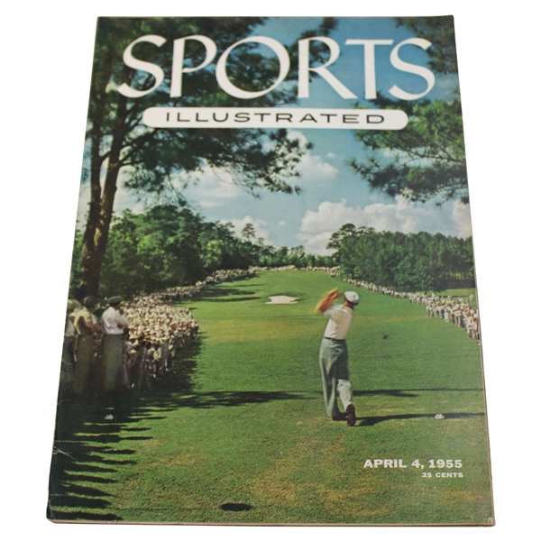 1955 Sports Illustrated Ben Hogan at The Masters Newsstand (No Label) Magazine - April 4th