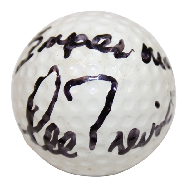 Lee Trevino Signed Rawlings SuperMex 3 Logo Golf Ball w/Super Mex Inscr. JSA ALOA