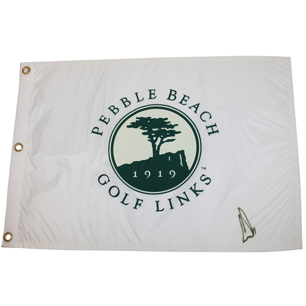 Ernie Els Signed Pebble Beach 1919 Golf Links Flag JSA ALOA